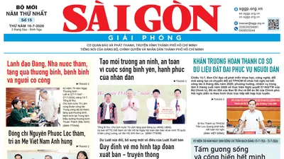 Báo Sài Gòn Giải Phóng ngày 16/7/2026