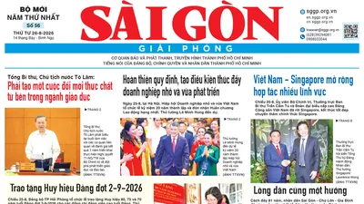 Báo Sài Gòn Giải Phóng ngày 26/8/2026