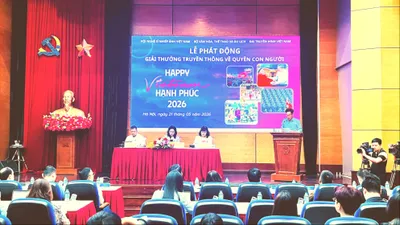 Phát động giải thưởng truyền thông về quyền con người tại Việt Nam “Việt Nam hạnh phúc - Happy Viet Nam 2026”. Ảnh: HỒNG NHUNG