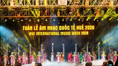 Tạm hoãn bế mạc Tuần lễ Âm nhạc Quốc tế Huế 2026 vì mưa bất thường 