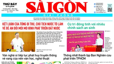 Báo Sài Gòn Giải Phóng ngày 27/6/2026