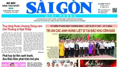 Sài Gòn Giải Phóng ngày 26/7/2026