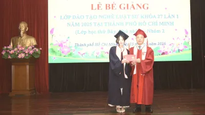 TPHCM: 253 học viên tốt nghiệp lớp đào tạo nghề luật sư