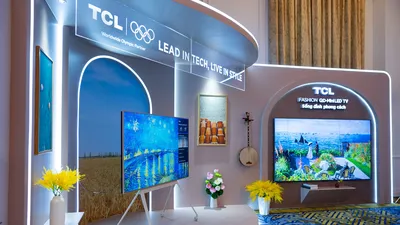 Thế hệ TV mới của TCL được giới thiệu tại chương trình.