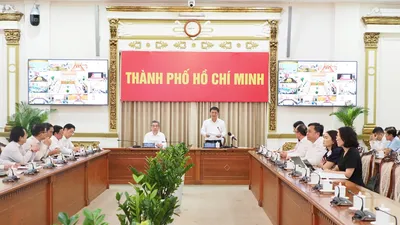 Điểm cầu trực tuyến tại TPHCM tham dự Hội nghị tổng kết năm học 2025-2026 và triển khai nhiệm vụ năm học 2026-2027 do Bộ GD-ĐT tổ chức