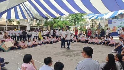 Trường THPT chuyên Trần Đại Nghĩa (phường An Khánh, TPHCM) là một trong 298 trường xây dựng mô hình tự quản về phòng, chống bạo lực học đường