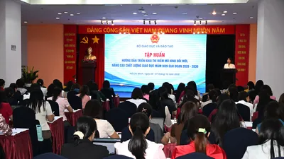 Cán bộ quản lý trường mầm non tại TPHCM tham gia Hội nghị hướng dẫn triển khai thí điểm mô hình đổi mới nâng cao chất lượng giáo dục mầm non giai đoạn 2026-2030