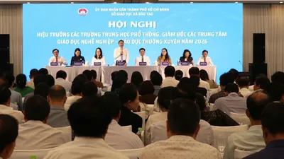 Hội nghị Hiệu trưởng các trường THPT, Giám đốc các trung tâm GDNN - GDTX năm 2026 do Sở GD-ĐT TPHCM tổ chức trong hai ngày 10 và 11-10