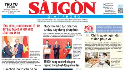 Báo Sài Gòn Giải Phóng ngày 6/5/2026