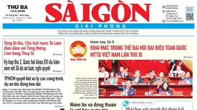 Báo Sài Gòn Giải Phóng ngày 12/5/2026