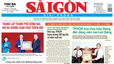 Báo Sài Gòn Giải Phóng ngày 19/5/2026