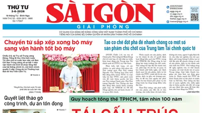 Báo Sài Gòn Giải Phóng ngày 3/6/2026