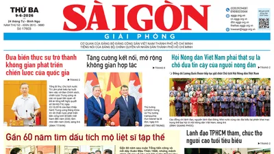 Báo Sài Gòn Giải Phóng ngày 9/6/2026