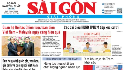 Báo Sài Gòn Giải Phóng ngày 8/7/2026