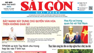 Báo Sài Gòn Giải Phóng ngày 14/7/2026
