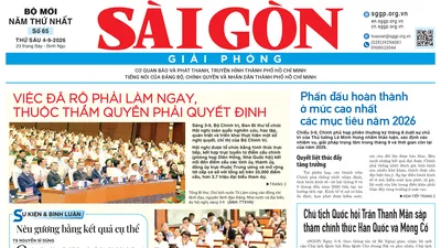 Báo Sài Gòn Giải Phóng ngày 4/9/2026