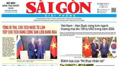 Báo Sài Gòn Giải Phóng ngày 8/9/2026