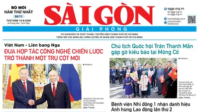 Báo Sài Gòn Giải Phóng ngày 10/9/2026