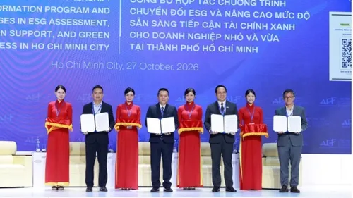 Nam A Bank ký kết Biên bản ghi nhớ hợp tác với C4IR, ICED và SCFC về chương trình chuyển đổi ESG và nâng cao mức độ sẵn sàng tiếp cận tài chính xanh cho doanh nghiệp nhỏ và vừa tại TPHCM