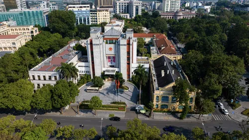 Trụ sở UBND TP Hà Nội. Ảnh: THUẬN AN