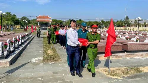 TP Đà Nẵng tổ chức truy điệu và an táng 4 hài cốt liệt sĩ