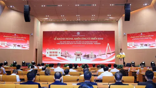 Hà Nội công bố 292 công trình, dự án với tổng vốn gần 385.000 tỷ đồng dịp 10-10
