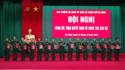 Đà Nẵng: Điều động, bổ nhiệm 77 cán bộ Ban Chỉ huy quân sự cấp xã