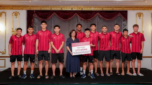 Agribank trao thưởng 2 tỷ đồng chúc mừng Đội tuyển Việt Nam vô địch ASEAN Cup 2026