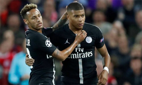 Neymar và Kylian Mbappe lần đầu cùng đá chính
