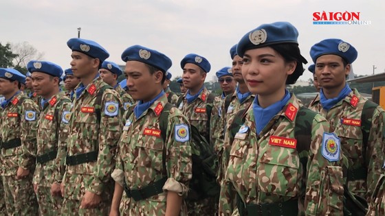 Đoàn quân nhân Việt Nam lên đường đến Nam Sudan