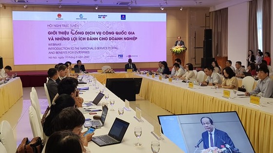 Hội nghị trực tuyến “Giới thiệu Cổng Dịch vụ công Quốc gia và các lợi ích dành cho doanh nghiệp