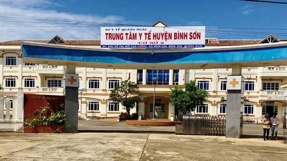 Trung tâm Y tế huyện Bình Sơn, cơ sở 2, là khu cách ly thực hiện phòng, điều trị Covid-19