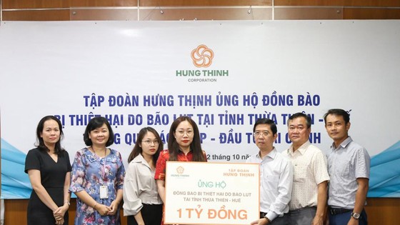 Tập đoàn Hưng Thịnh ủng hộ đồng bào Thừa Thiên-Huế 1 tỷ đồng