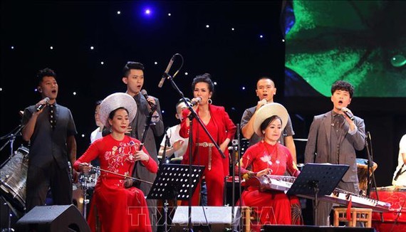 A music performance at the opening ceremony of Hozo 2019 (Photo:VNA)