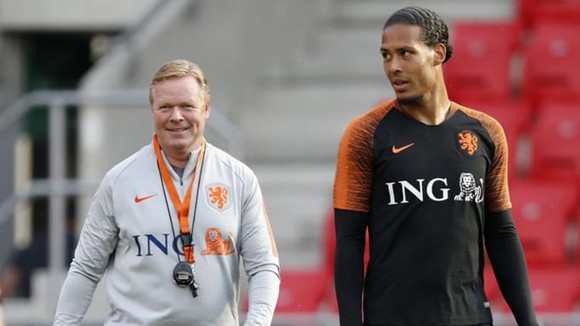 HLV Ronald Koeman (trái) đang rất thành công cùng tuyển Hà Lan. Ảnh: Getty Images