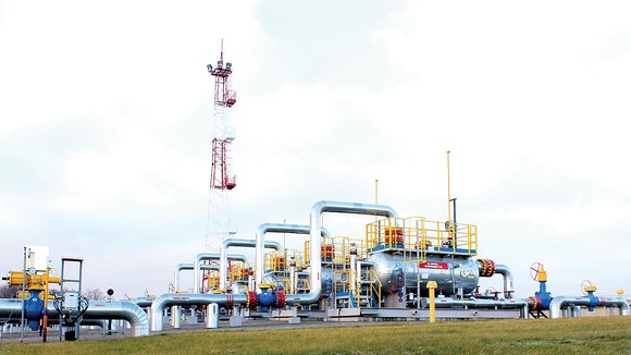 Đường ống dẫn dầu của Nga đến châu Âu đi qua Ukraine Ảnh: Gazprom.ru