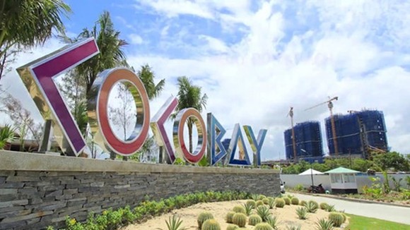 Lối vào dự án Cocobay Đà Nẵng. (Ảnh: Empire Group)