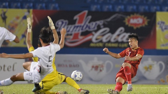 U20 Việt Nam thắng cách biệt 3-0 trước U20 Campuchia. Ảnh: NGUYỄN NHÂN