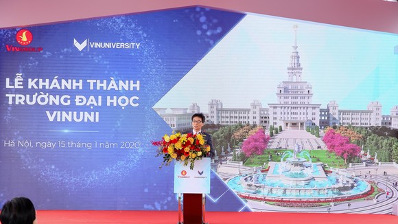 Phó Thủ tướng Vũ Đức Đam phát biểu tại lễ khánh thành