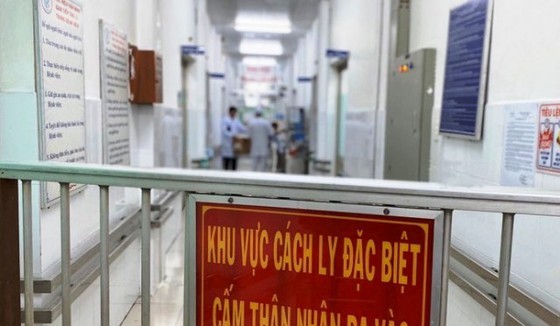 The isolated area in Cho Ray Hospital (Photo: SGGP)