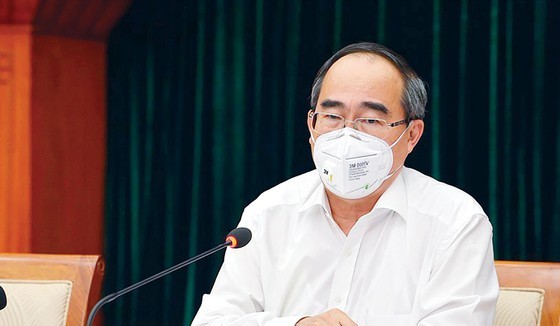 Secretary of Ho Chi Minh City Party Committee Nguyen Thien Nhan (Photo: SGGP)