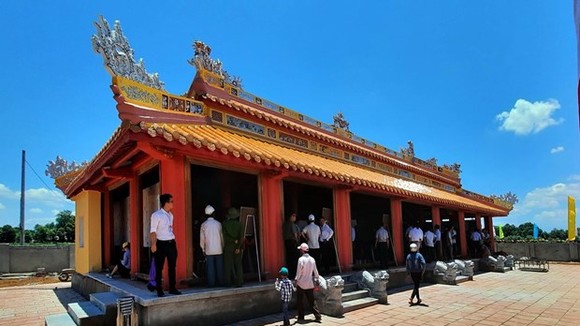 At the temple (Photo: VNA)