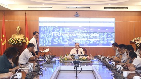 At the press conference on the organisation of ITU Digital World 2020 (Photo: VNA)