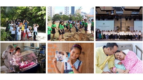 The money raised through a charity race for UpRace is being donated to Newborns Vietnam, GreenViet, Vietseeds, and Operation Smile. (Photo Courtesy of VNG)