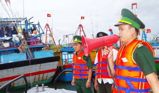 Binh Dinh Province bans all vessels going out to sea (Photo: Cong Cuong)