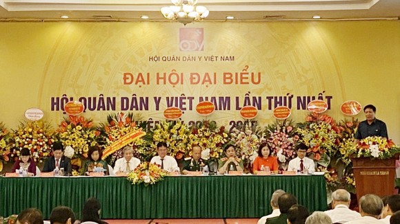 Đại hội đại biểu Hội Quân dân y Việt Nam lần thứ nhất, nhiệm kỳ 2020 - 2025 diễn ra tại Hà Nội, sáng 11-7-2020