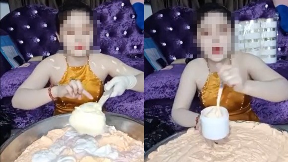 Livestream bán kem trộn trên mạng