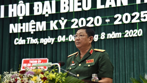 Trung tướng Huỳnh Chiến Thắng, Chính ủy Quân khu 9 tái đắc cử Bí thư Đảng ủy Quân khu, nhiệm kỳ 2020-2025