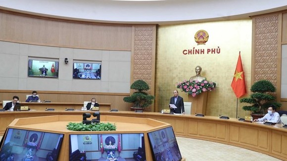 Prime Minister Nguyen Xuan Phuc speaks at the event (Photo: VNA)