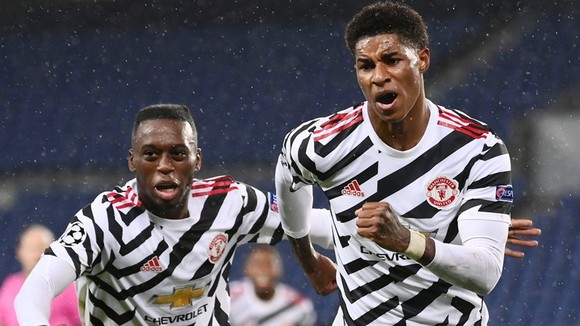Marcus Rashford một lần nữa ghi bàn quyết định giúp Man.United đánh bại Paris SG. Ảnh: Getty Images